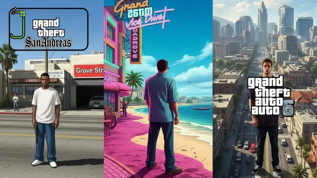 مقارنة بين GTA 6 وألعاب GTA على الهاتف