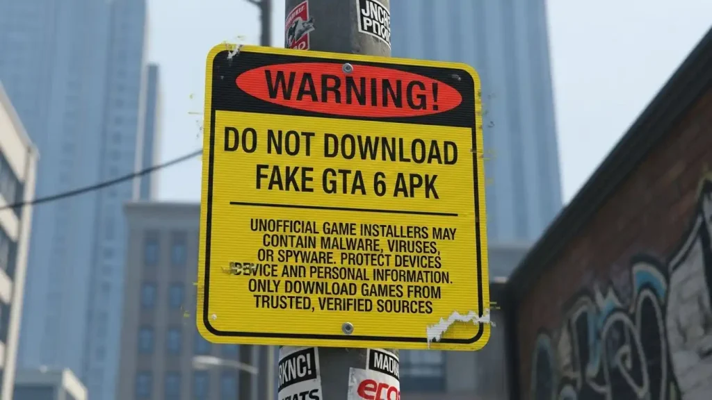 تحذير من تحميل GTA 6 مزيفة على الهاتف