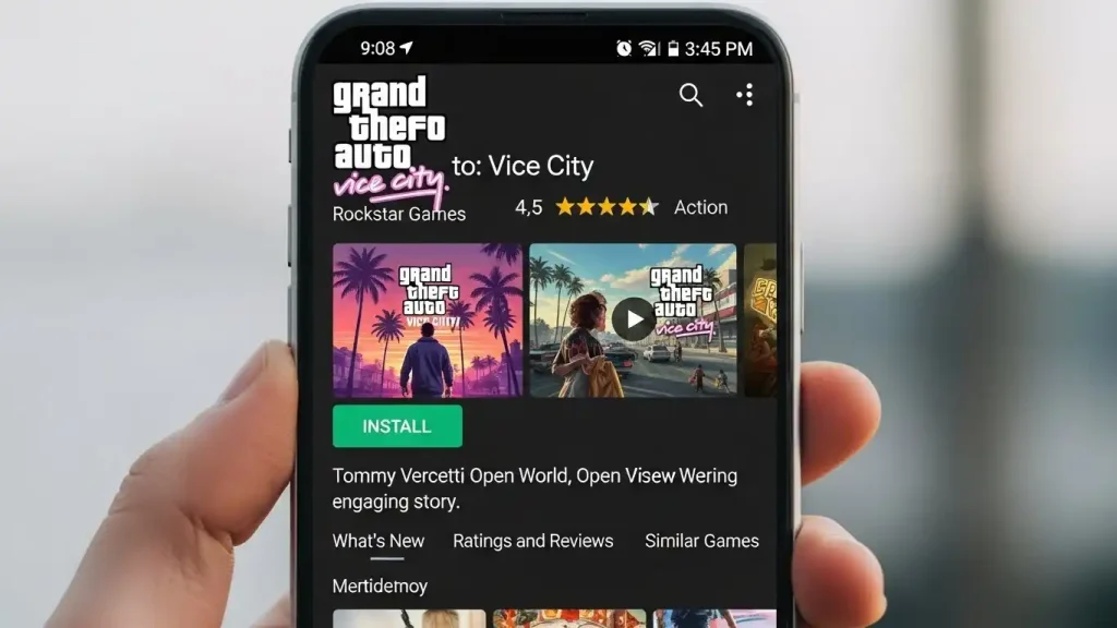 النسخة المدفوعة من GTA Vice City على الأندرويد