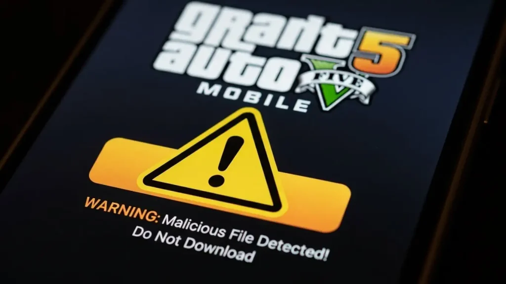 نسخ GTA 5 المهكرة على الهاتف