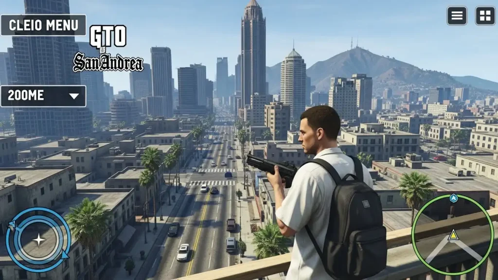 تحميل لعبة GTA San Andreas للأندرويد مع قائمة الغش Cleo Menu