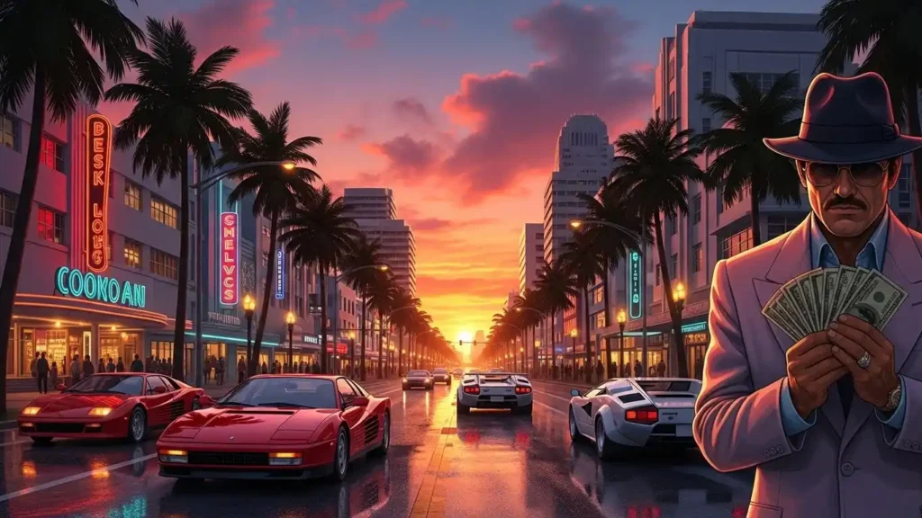 أجواء Vice City في GTA Trilogy for Android