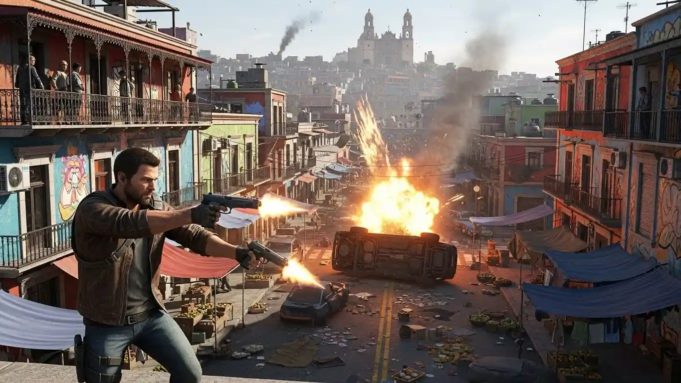 GTA Mexico عالم مفتوح مليء بالأكشن والمطاردات