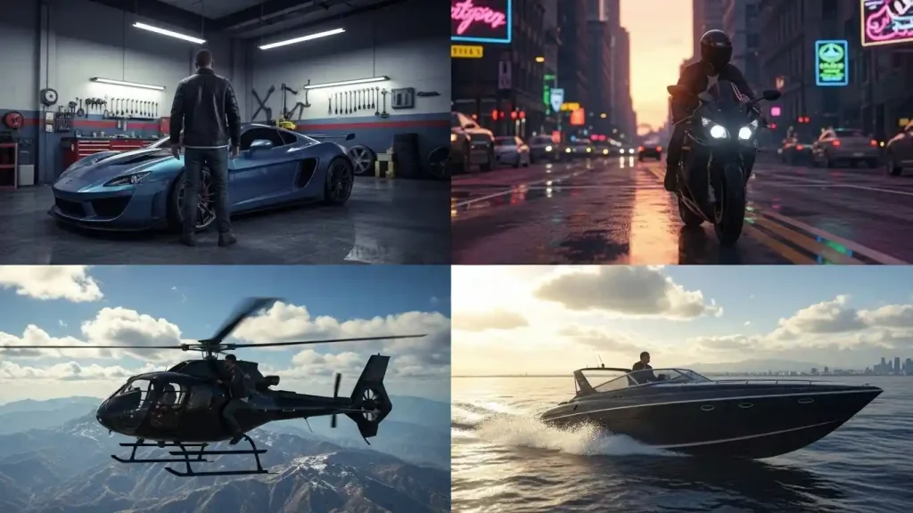 المركبات في gta