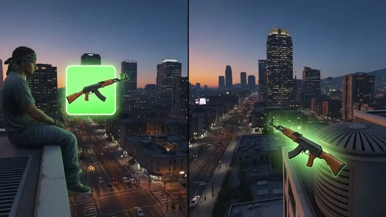 الاسلحة في gta san andreas 4